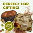 thumbnail image 7 of Vergani Pistachio and Chocolate Panettone, Pack of 1 -Traditional Italian Holiday Cake with Creamy Filling, Premium Gift-Boxed Dessert, Wholesale, 750g (1.65 lb), 7 of 7