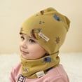thumbnail image 2 of oqasdz Double Layer Kids Hat and Neck Gaiter Warmer Winter Windproof Comfortable Soft Thermal Ear Scarf Combo Set for Boys and Girls, 2 of 6