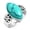 Turquoise, variant on 925 Sterling Silver Women Jewelry Gold Stone Ring