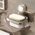 thumbnail image 3 of Jabonera con Ventosa para BañO, Jabonera con DesagüE, Caja de JabóN MóVil para Pared, Accesorios de BañO A, 3 of 5
