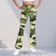 thumbnail image 1 of Pantalones largos con estampado de camuflaje para niñas, forro polar cálido, leggings casuales ligeramente acampanados, traje para niñas de 5 a 16 años., 1 of 6