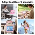 thumbnail image 4 of Case for iPad Air 11 inch (M4 2026/M3 2025/M2 2024), Military Grade Shockproof Cases with Pencil Holder Shoulder Strap Screen Protector, Rose Gold, 4 of 8