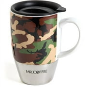 Mr. Coffee Couplet 15 oz Camouflage Mug with Lid