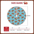 thumbnail image 2 of Rateoe Turtle Pattern Christmas Tree Skirt with Ties , Christmas Tree Decorations, Farmhouse Christmas Decor Xmas Holiday Decorations-36", 2 of 6