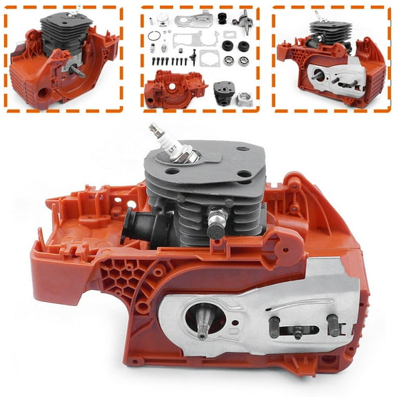 Premium Materials For Husqvarna 350 340 345 44 mm Chainsaw Crankcase Piston Cylinder Motor Kit