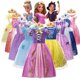 thumbnail image 2 of Disney vestido de princesa para niñas, disfraz de Rapunzel, Blancanieves, Cenicienta, Aurora, fiesta de cumpleaños, Carnaval, Halloween, 2 of 5