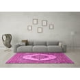 thumbnail image 3 of Ahgly Company Indoor Rectangle Medallion Pink Traditional Area Rugs, 3' x 5', 3 of 4