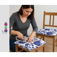 thumbnail image 4 of Soimoi Cotton Canvas Fabric Yardage - Printed Floral Pattern, Blue | 56" Wide | Ideal for Sewing, Upholstery, Tote Bags, Home Decor & More, By The Yard, 4 of 7
