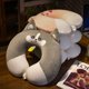 thumbnail image 2 of Almohada de espuma viscoelástica con forma de U de dibujos animados, almohada para el cuello voladora, almohada de viaje de rebote lento con forma de U para el cuello, almohada para la oficina, 2 of 6