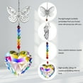 thumbnail image 5 of MerryNine Memorial Gifts for Loss of Love, Crystal Suncatcher Remembrance Gifts, Color Heart, 5 of 6