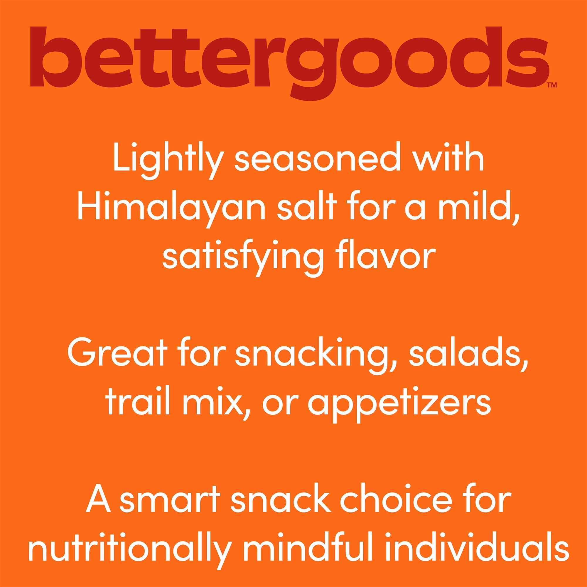 (3 pack) bettergoods Roasted and Himalayan Salted Pecans, 7.5 oz