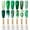 Emerald Green, variant on Gellen Emerald Green Gel Polish, 6 Colors Glassy Semi Sheer Jade Green Gel Nail Polish Set Soak Off UV Cure DIY Nail Art Gifts for Women, 10ml/0.33oz