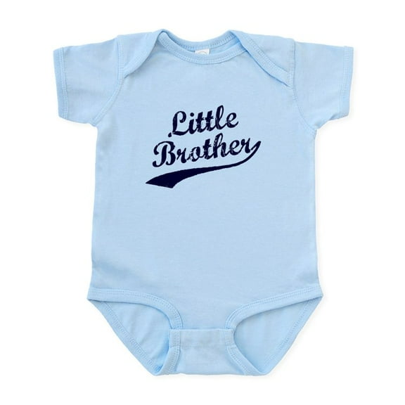 CafePress - Little Brother Blue Body Suit - Baby Light Bodysuit, Size Newborn - 24 Months