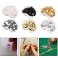 thumbnail image 2 of SPRING 5mm square mesoporous PVC sequins Sewing craft DIY Scrapbook clothing accessorie Silver, 2 of 6