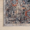 thumbnail image 5 of nuLOOM Saffron Traditional Medallion Area Rug, 9' x 12', Navy, 5 of 9