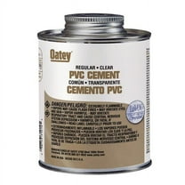 Oatey 31015 Solvent Cement, 32 oz, Can, Liquid, Clear
