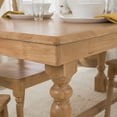 thumbnail image 5 of Bush Furniture Sterling 67W Squire Trestle Dining Table in Natural Honey Brown, 5 of 10