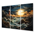 thumbnail image 2 of Designart "Majestic Lighthouse on the Coast II" Nautical & Beach Wall Art Prints Set, 2 of 5