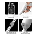 thumbnail image 1 of Water Spraying Sweeper Floor Cleaner Carbon Fiber Dust Mops Rags 360 Rotating Rod 350ml Water Capacity, 1 of 9