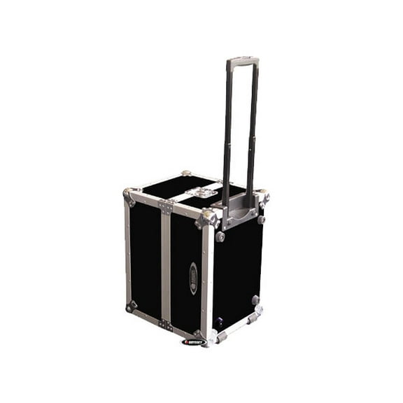 Odyssey Cases FZLP120HW New Flight Zone 120 Capacity Lp Case W/ Handle & Wheels