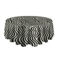 thumbnail image 4 of Design Pattern Round Tablecloth 60 Inch – Waterproof Polyester Table Cover with Full Print Design, Wrinkle Resistant & Washable for Kitchen Dining Party Decor, 4 of 5