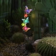 thumbnail image 6 of Usloyux Solar Butterfly Garden Stake Lights, Outdoor Waterproof LED Solar Powered Pathway Lights, Decorative Lawn Lighting for Yard Patio Landscape Decor, Metal Insect Garden Stakes, 6 of 6