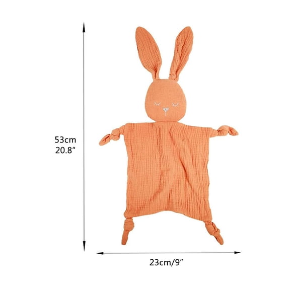 Manta de seguridad para bebé, manta de confort para bebé, manta de confort para bebé, juguete de peluche de conejo, diseño a prueba de futuro