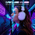 thumbnail image 5 of ATTACK SHARK L30PRO Wireless Gaming Headset,7.1 Surround Sound, 50mm Drivers,20ms Low Latency,Detachable Noise-Canceling Microphone, Aluminum Alloy Frame,White, 5 of 10