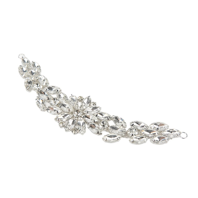 Aplique de diamantes de imitación, aplique de cadena de diamantes de imitación, cadena de diamantes de imitación brillante para cintura, decoración de prendas, cadena de diamantes de imitación de may