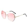 thumbnail image 3 of NEW Women Oversized Rhinestone Sunglasses Luxury Diamond Gradual Rimless Shades, 3 of 4