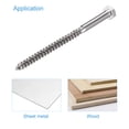 thumbnail image 4 of Uxcell M8 x 110mm Tornillos hexagonales de acero inoxidable para madera, paquete de 10, 4 of 5