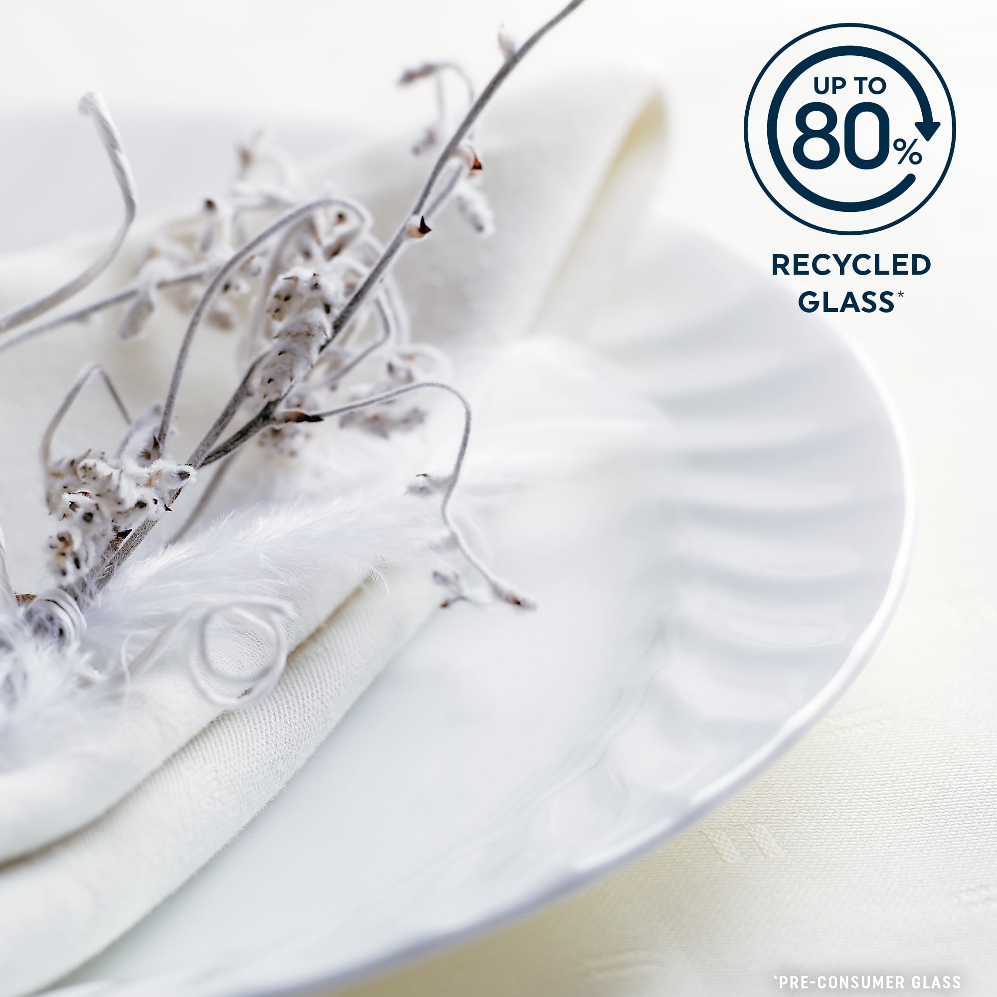 Corelle Enhancements 8.5" Glass Salad Plate