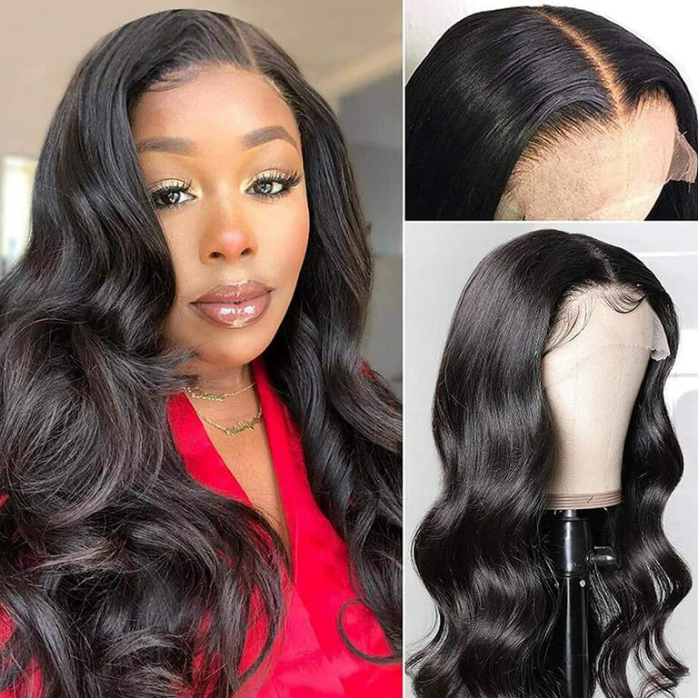 Wear and Go Glueless Wig for Beginners Human Hair Pre Plucked Body Wave  Lace Front 4X4 Closure Wigs for Women with Baby Hair 22 Inch 22 Inch  Glueless 4x4