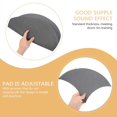 thumbnail image 4 of 14pcs Drum Mute Pad Mats Silencer Drum Head Pads Belt Mats for Drum (Black), 4 of 4