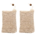 thumbnail image 4 of Exfoliating Soap Drawstring Pouch, Mesh Soap Bag, Natural Linen Soap Saver Bag, Exfoliating Soap Bag, Soap Bag for Shower, Soap Foaming Mesh Bag, Portable Bath Soap Bag 10Pcs, 4 of 5