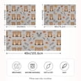thumbnail image 2 of Yayeee Pillowcase King Size Set of 2 Satin Wrinkle Resistant Pillow Case, Brown Cartoon Bears, 2 of 8