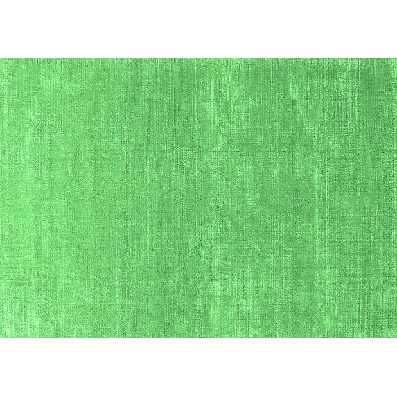 Ahgly Company Indoor Rectangle Oriental Emerald Green Industrial Area Rugs, 2' x 4'