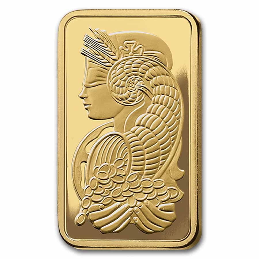 1 gram Gold Bar - Lady Fortuna Veriscan (In Assay)