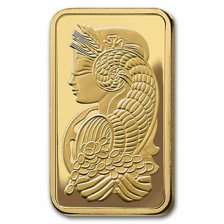 MKS PAMP 1g Gold Bullion Bar - Lady Fortuna Veriscan (In MKS PAMP 1g Gold Bullion Bar - Lady Fortuna Veriscan (In