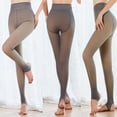 thumbnail image 3 of Dyfzdhu 320G -Lined Tights For Women Winter Thickened Stretch Thermal Stirrup Leggings Translucent Stretch Warm Pantyhose, 3 of 9