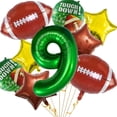 thumbnail image 1 of Set de decoración para fiestas de cumpleaños con temática de fútbol con globos, 1 of 7
