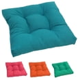 thumbnail image 2 of 19-inch Squared Spun Polyester Tufted Dining Chair Cushion - Aqua Blue, 2 of 5