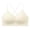 White, variant on Wirefree Seamless Bras for Women Crisscross Back Adjustable Straps Gentle Support Everyday Bralette
