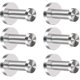 thumbnail image 1 of Robe Hook 6pcs 304 Stainless Steel Door Hooks Wall-Mount Robe Coat Hook Chrome Cylinder Towel Hook Heavy Duty Clothes Hanger Brushed Nickel, 1 of 5
