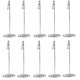 thumbnail image 1 of 10 Pcs Table Number Base Metal Stand Metal Picture Holder Photo Holder Rustic Memo Holder, 1 of 2