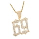 thumbnail image 4 of Collar con colgante Stud 69 , accesorio de joyería, cadena de cuerda cubana de rapero, collar de con cadena dorado Yinane Collar colgante de hip hop, 4 of 8