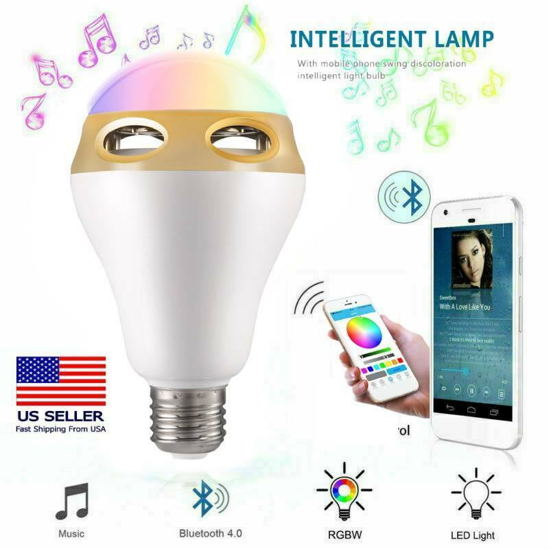 bluetooth light bulb speaker walmart