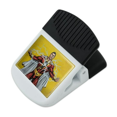 

Justice League Shazam Character Refrigerator Fridge Magnet Magnetic Hanging Hook Note Snack Clip
