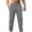Gray, variant on Tdoqot Mens Pants Baggy Casual Straight Leg With Pockets Cotton Linen Mens Sweatpants Gray Size M