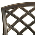 thumbnail image 2 of vidaXL 3 Piece Bistro Set Cast Aluminum Bronze 5591, 2 of 9